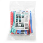 Н-р 4:2/6:3/8:4/10:5/12:6 ТУТ 25шт. по 10см 5цв. (по 5шт.: бел., зел.,син., красн., черн.) Jilion 9536575