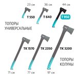 Топор универсальный Т-950 Pobedit THOR  Pobedit 2545252