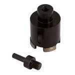 Коронка алмазная по керамограниту 55 мм Серебряная пайка Trio-Diamond GCB766