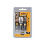 Биты DEWALT DT70535T FLEXTORQ PZ2 50 мм c магнитным держателем MAGNETIC SCREW LOCK DT70535T-QZ