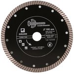Диск алмазный отрезной 180*22,23 Турбо ультратонкий серия Grand hot press Trio-Diamond GTT704