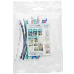 Н-р 2:1 ТУТ 15шт. по 10см 5цв. (по 3шт.: бел., зел.,син., красн., черн.) Jilion 9536551