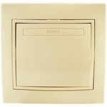 Выключатель одноклавишный промежуточный С/У. бежевый Jilion 9533133