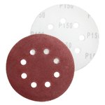 Круг абразивный д/липучки ПЕРФО,8 отв. Р150,125мм Политех Инструмент Инструмент 2005315