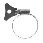 Хомуты червячные накатные с металлическим ключом, нерж. сталь, 10 шт./уп., 25-40 мм Политех Инструмент Инструмент 3205140