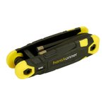 Набор ключей шестигранные S2 8шт 1, 5-8мм, склад. кейс Hanskonner HK1045-04-8H