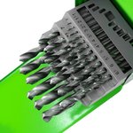 Набор сверл по металлу 25шт ø1-13/шаг0,5мм Pobedit 4511250