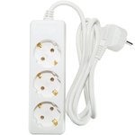 Удлинитель U-3g-5m-Z-c с 3 евророзетками (с/з) 5м, SIMPLE POWER Jilion 9534047