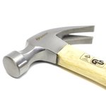 Молоток-гвоздодер 450 г, деревянная рукоятка, Политех Политех Инструмент Инструмент 2533045