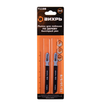 Пилки для лобзика ВИХРЬ Т119В по дереву, быстрый рез 73/10/5/8