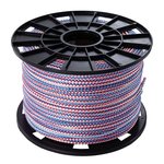 Шнур вязаный полипропиленовый с сердечником цветной Ф6 мм (200м) 12  ктекс; 95 кгс Политех Инструмент Инструмент 8001060