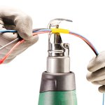 Термоусаживаемая трубка 3:1,5 желтая 1м  Jilion 9536237