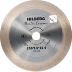 Диск алмазный отрезной 200*25,4 Hilberg Master Сeramic Hilberg HM505