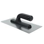 Гладилка нерж. пластм.ручка 13х28 (з.6х6) ЛЮКС Политех Инструмент Инструмент 1060286