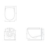 Унитаз, , File 2.0, подвесной, шгв 370*520*370, Saniglaze, цвет-белый Artceram FLV006 01 00