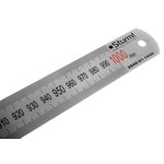 Линейка металлическая антикоррозийное покрытие + таблица величин 1000мм Sturm 2040-01-1000