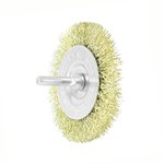 Щетка-крацовка Плоская со шпилькой 75 мм, латунированная, Pobedit Pobedit 2122075