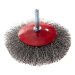 Щётка-крацовка Коническая со шпилькой 100 мм, стальная витая проволока, Pobedit Pobedit 2132010