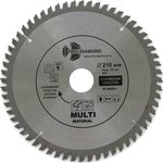 Диск пильный по мультиматериалам 210*32/30*60Т Trio-Diamond MM904
