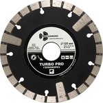 Диск алмазный отрезной 125*22,23 Турбо Глубокорез Trio-Diamond TP152
