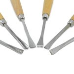 Набор стамесок-резцов фигурных MaxCut, деревянная рукоятка, 6 шт  Политех Инструмент Инструмент 2527733