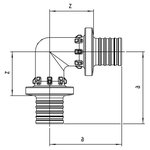 Угольник  90°, 16 PX