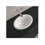 Раковина, Villeroy&Boch, Loop&Friends, шгв 660*470*220, отверстия для смесителя-отсутствуют, CeramicPlus, цвет-альпийский белый (белый Alpin)