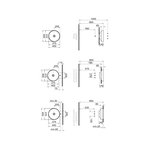 Раковина, Vitra, Water Jewels, шгв 400*400*140, отверстия для смесителя-отсутствуют, цвет-черный