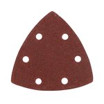 Треугольник шлифовальный на липучке (80х80х80 мм, Р60, 5 шт.) 820010301