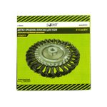 Щетка-крацовка Плоская 115мм/M14, стальная скрученная проволока, Pobedit Pobedit 2126311