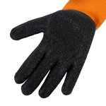 Перчатки трикотажные, акрил, рельефный латексный облив, с начесом, XL Политех Инструмент Инструмент 7002321