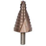 Сверло ступенчатое по металлу Hilberg HSS-Cobalt P6M5 9-36 мм (ST0936)