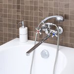 Смеситель для ванны с душем РМС SL138-140P универсальный Хром