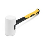 Киянка белая 900 г, обрезиненная рукоятка, 70% фиберглас, Pobedit Pobedit 2541390