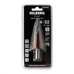Сверло ступенчатое по металлу Hilberg HSS-Cobalt P6M5 4-32 мм (ST0432)