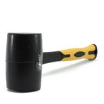 Киянка черная 680 г, обрезиненная рукоятка, 70% фиберглас, Pobedit Pobedit 2541068