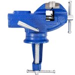 Тиски мини поворотные с наковальней 60 мм, Политех Политех Инструмент Инструмент 2549106