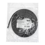 Уплотнитель TPE черный 8мм.х 10мм. х5мм.-6м. Политех Инструмент Инструмент 6504351