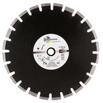 Диск алмазный отрезной 400*25,4*12 по асфальту Серебряная пайка Trio-Diamond GA774