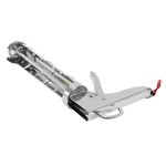 Пистолет полукорпусной хромированный с зубчатым стержнем  и ножом, 320 мл, 7 мм, Pobedit Pobedit 6510005