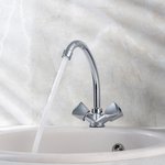 Смеситель для кухни РМС SL119-271 двуручковый Хром