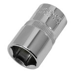 Головка торц. 1/2, 17мм ,6-гр.-FLANK. с насеч. CrV Pobedit 2843517