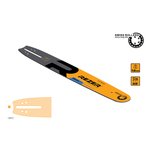 Шина направляющая 436 L 9 T сварная многослойная (1.6 мм; 3/8”; 17") Rezer 03.016.00013