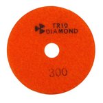 Алмазный гибкий шлифовальный круг "Черепашка" 100 № 300, Trio-Diamond 340300