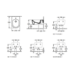 Биде подвесное, Villeroy&Boch, Avento, шгв 370*530*395, цвет-альпийский белый