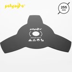 Диск для триммера, 255 х 25,4 толщина  1,4 мм, 3 лопасти, Polyagro Polyagro 7706320
