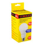 Лампа светодиодная Eurolux LL-E-A70-20W-230-6K-E27 76/2/77