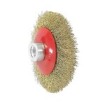 Щетка-крацовка Коническая 100мм/M14, латунированная витая проволока, Pobedit Pobedit 2133210