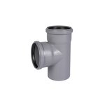 Тройник ПП для внутр. канализации HTEA 110/50х87°