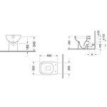 Сиденье для унитаза, Duravit, D-Code, шгв 355*425*30, цвет-белый (ПРОДАЕТСЯ ТОЛЬКО В КОМПЛЕКТЕ С ОСНОВНЫМ ИЗДЕЛИЕМ)